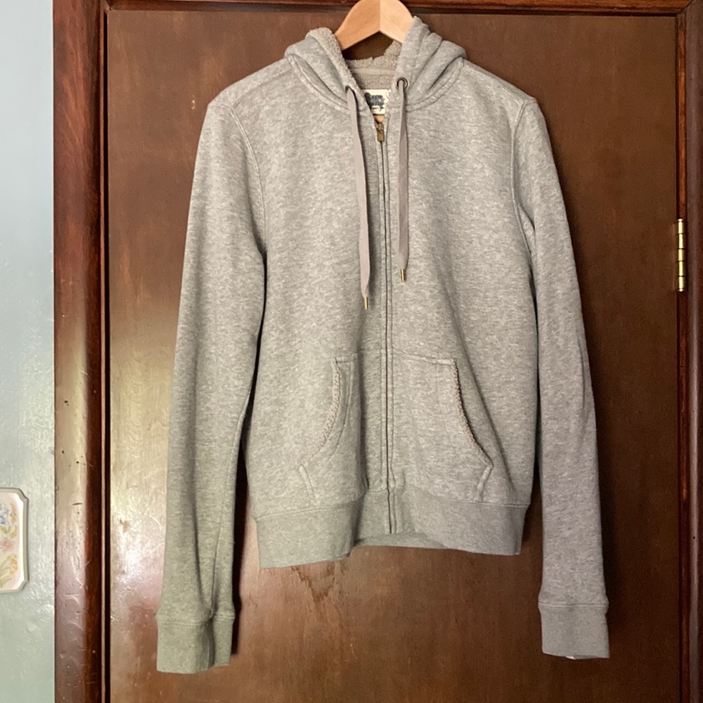 J.Crew zip up vintage fleece size, extra large in gray